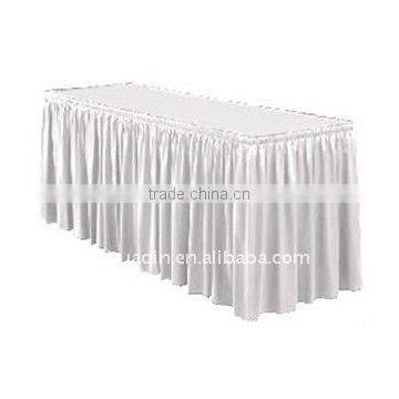 Table skirting wedding table skirt cover table skirt for banquet polyester table skirt satin table cover: