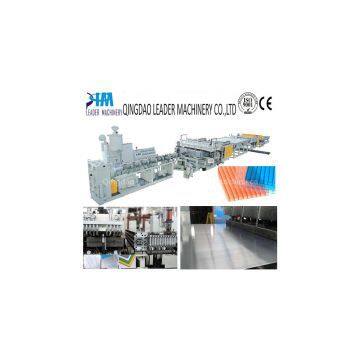 pc polycarbonate hollow sheet making machine