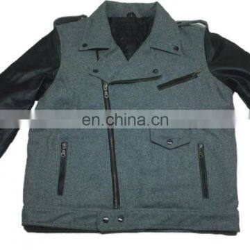 pure blue color college varsity jacket with zipper