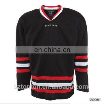 custom wholesale sublimation blank ice hockey jerseys