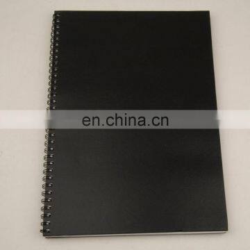 98gsm 80sheets wire bound black hard cover A3 Sketch pad