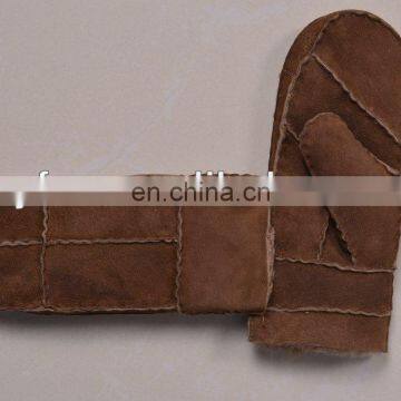 Real Genuine double-face sheepskin mittens 2013-11-13-3