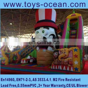 circus troup amusement park indoor playground commercial used safe inflatable big toys /kids inflatable amusement park