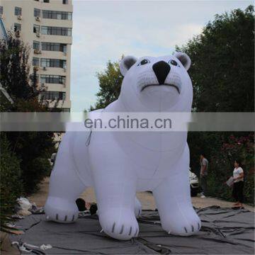 giant customized white bear costumes animals inflatable