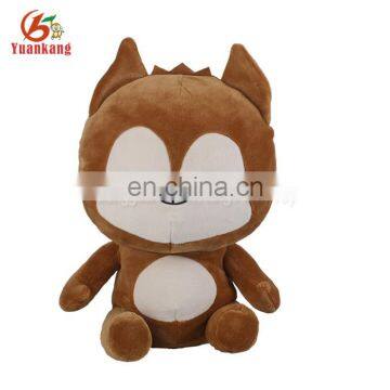 Manufactured OEM Design Wholesale Cheap Animal Fox Cute Soft Stuffed Plush Fox Toy