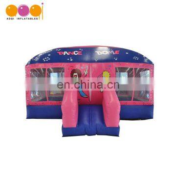 Hot sale spacewalk commercial dance dome jumping inflatable moonwalk for kids