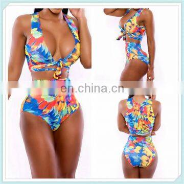 Printing Bikini Sexy Tankini Bathing Suits Open Sexy Photo Bathing Suit Young Girl Sexy Fashion Print Bikini photo-5
