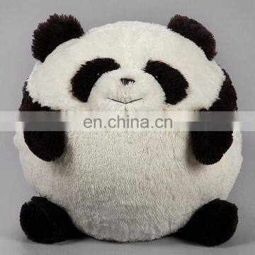 2016 new design plush material round shape lovely panda toy