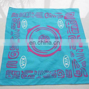 100% cotton square scarf custom bandanas plain bandanas 2014