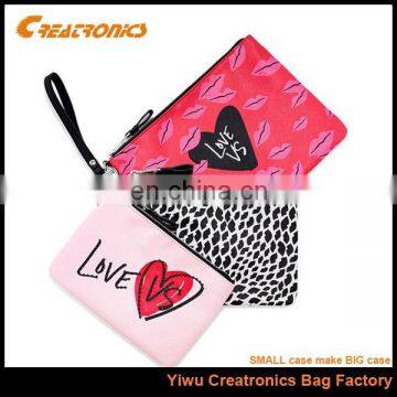 wholesale high quality clear plastic zipper cosmetic bags