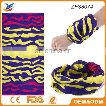 high quality jersey sport bandana fashion print tube scarf