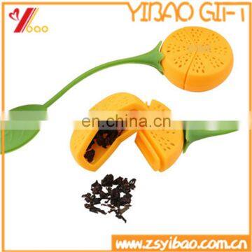 Food grade lemon shaped silicone tea infusers/silicone tea bags