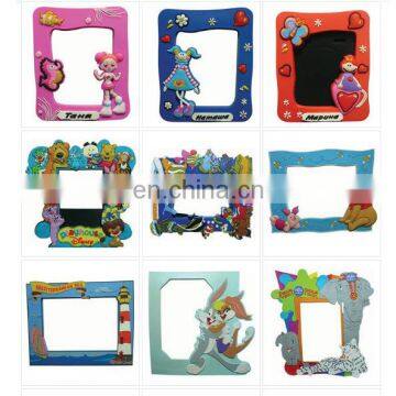 2017 latest design custom pvc rubber photo picture frame baby photo frame,soft pvc photo frame/rubber picture frame/custom funny