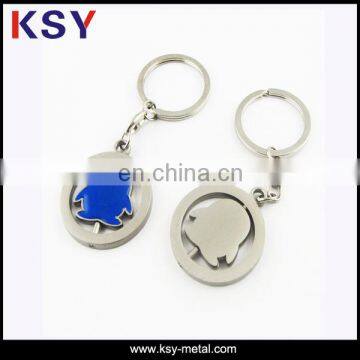 No minimum custom logo metal keychain with low prices