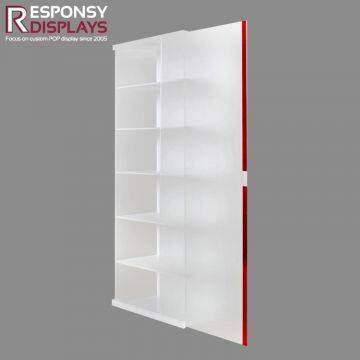 Many Layers Floor Frosted White Acrylic Sunglasses Display Shelf photo-5