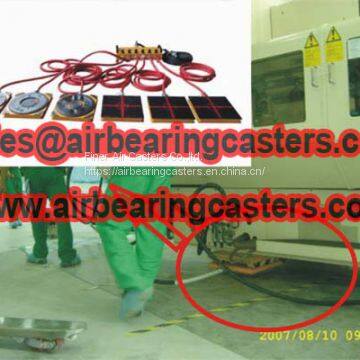 Air bearing casters advantages