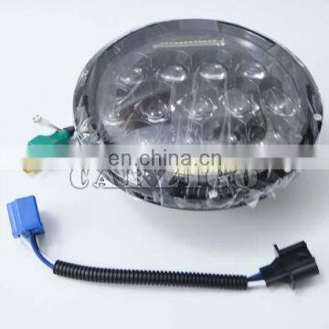 Auto Spare Parts Hi/low Beam Super Bright IP68 75w 7 Inch Led Headlight for Harley Moto