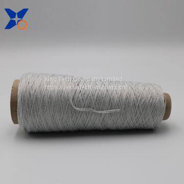 Ne32/2ply 20% Stainless Steel Staple Fiber Blended With 80% Polyester Staple Fiber Conductive Yarn by 7plies-XT11017 photo-2