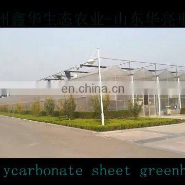 Low Cost Agricultural Sightseeing Glass Greenhouse For Sale For Tomato