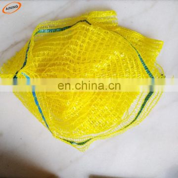 PE raschel mesh bag for packing onion potato orange