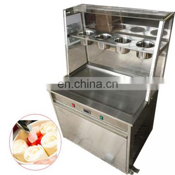 2018 hot sale one pan with 3 buckets fried ice cream machine