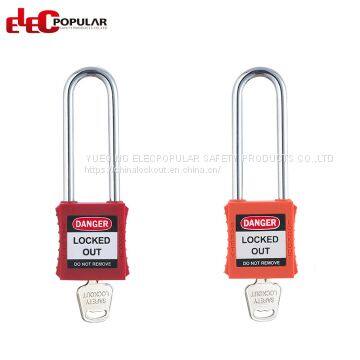 76mm Stainless Steel Shackle Safety Padlocks EP-8551~EP-8554 ABS Safety Padlock photo-2