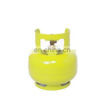 Venezuela Brazil International Standard Mini Size 3Kg Refillable Gas Bbq Cylinder/Gas Bottle For Picnic With Burner