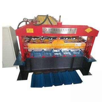 1000mm trapezoidal roofing sheet roll forming machine