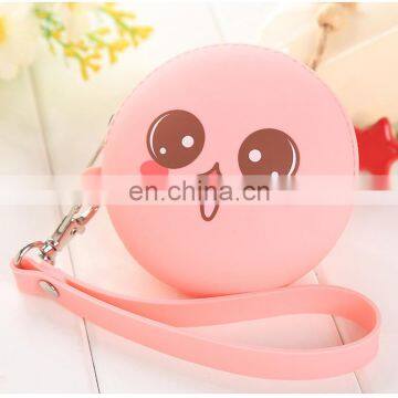 Round Mini Coin Wallets Earphones And Coin Key Assort Storage Bags Fashion Women Silicone Purse photo-6