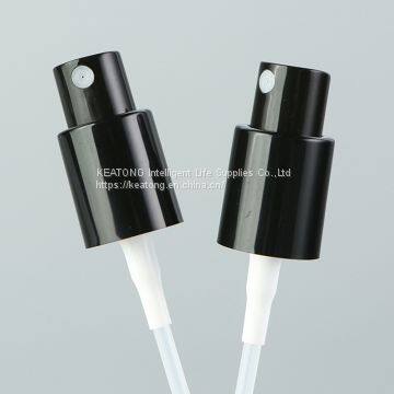 18mm 20mm 22mm 24mm Neck Wholesale Black&Gold&Solver Color Plastic Hand Press Type Essential Oil Mist Sprayer photo-2