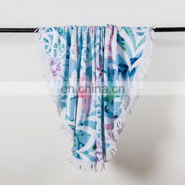 70*140CM Gigantic Printed Quick Dry Mandala Sand Free Round Microfiber Beach Towel photo-6