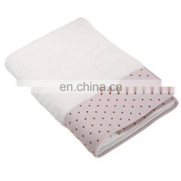 2018 Wholesale hotel and home 100% cotton thick luxury wave point jacquard bath towels