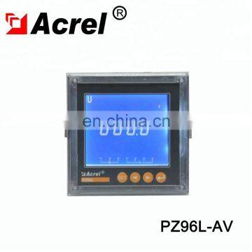 LCD Digital Display Panel Meter, Voltage Multifunction Energy Power Meter With RS485 Modbus ACREL PZ96L-AV photo-4
