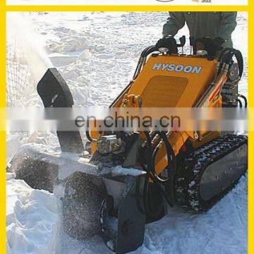 HYSOON Diesel Mini Skid Steer Loader With 4 in 1 Bucket for Farm photo-5
