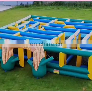 giant corn kid game adult outdoor rental playground inflatable maze for sale