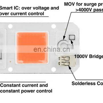 New Technology AC220V 50W Driverless Solderless Full Spectrum Led COB Chip For Grow Light DIY photo-4