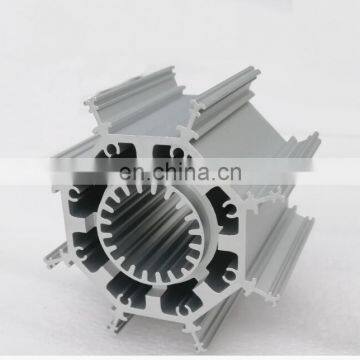 High Power LED Octagonal Shape Aluminum Heatsink Extrusion Profiles Different Surface Treatment photo-6