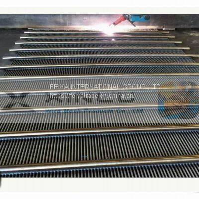 Сваренная клиновидно-волнистая проволочная сетчатая пластина, надежные клиновидно-волнистые проволочные сетчатые панели Johnson, антиабразивные клиновидно-волнистые проволочные листы photo-5