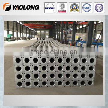 erecting pole galvanised steel poles