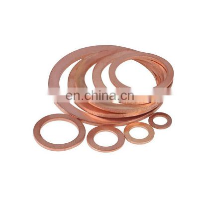 brass copper colored metal round stainless inox flat washers