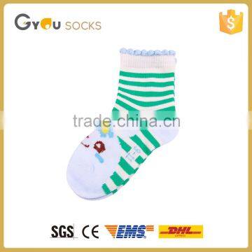 Bulk wholesale kids cute soft child sock,China baby socks gift with stripes