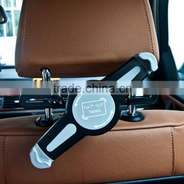 2016 High Quality 360 Rotation Universal Car Seat Headrest Tablet PC Ipad Holder Mount Stand for 7-10.5inch photo-3