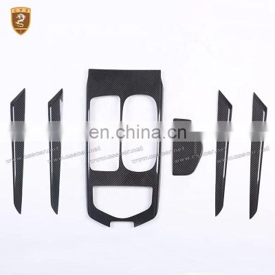 car interior decoration accessories carbon fiber interior trim fit for Mastera-ti Levante