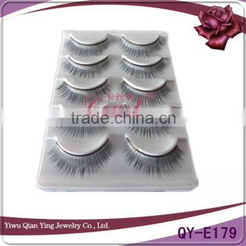 cheap crazy wispy five pairs package fiber false eyelashes