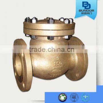 Brass ANSI 1/4" Double Flange swing check valve price