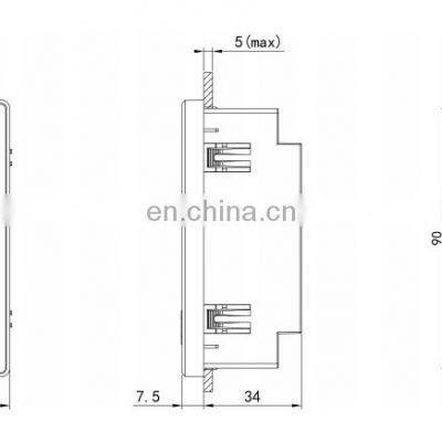 96x96 Panel Mounted RS485 Comm 3 Phase Multi Functional Digital Multimeter Price photo-2