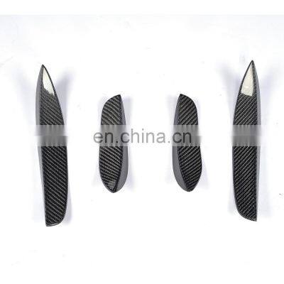 Front Bumper Fins Canards for Mercedes Benz C-Class W205 C63 AMG 15-17 photo-3