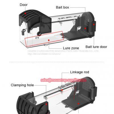 Indoor Humane Live Catch High Sensitive Rat Rodent Control Mouse Trap Cage photo-4