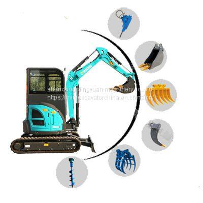 CE CERTIFIED 3 TON TAILESS EXCAVATOR WITH CABIN FOR SALE