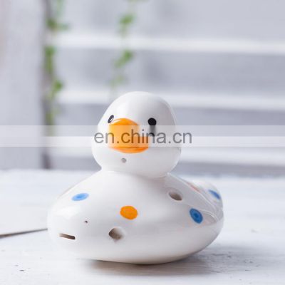 2018 Weian duck shape 6 Hole Alto C toy ceramic ocarina